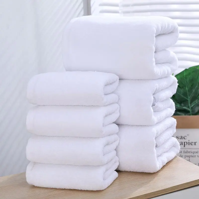Luxury Hotel Towels 600gsm 100% Cotton 5 Star Bath Towel High Quality Toalla Serviette Spa White Cotton Towel