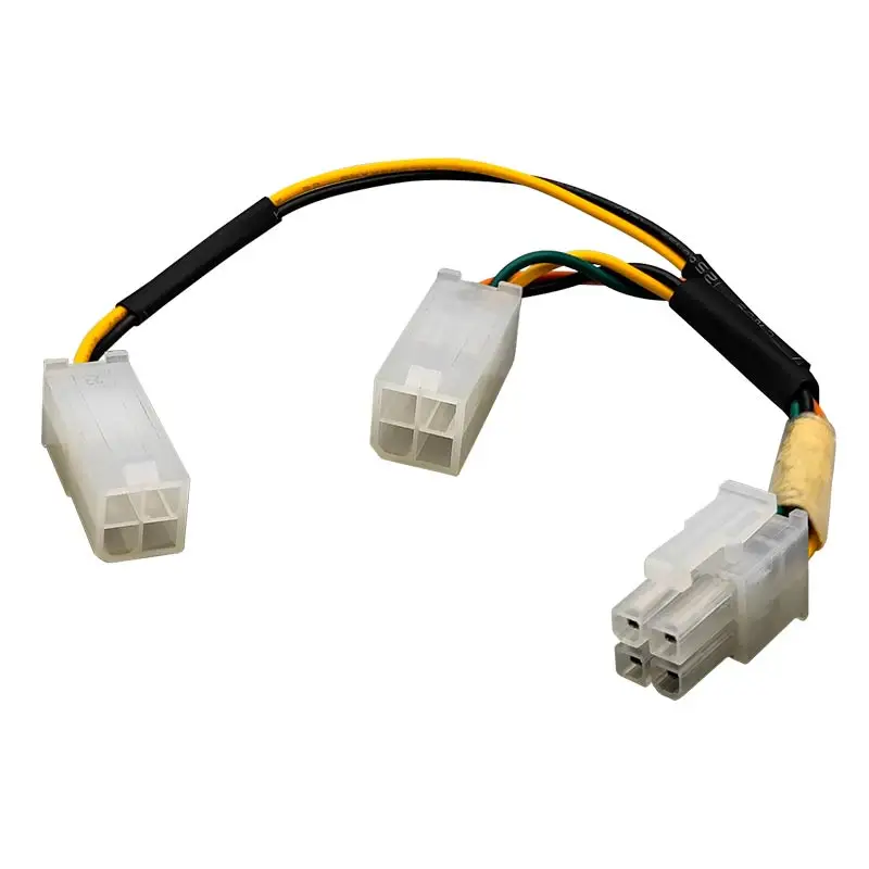 Индивидуальный обжимной концевой соединитель molex с внутренним и мужским разъемами 4 2 мм разветвитель питания адаптер 24awg кабель в сборе жгут