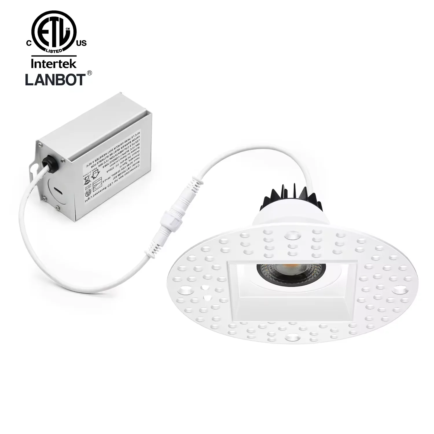 Triac dimming 3.5inch Trimless LED Downlight 5CCT Warm Dim 1300lm for Modern Homes commerical project