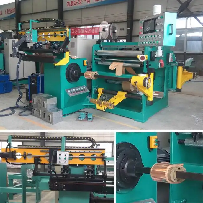 low price high quality 500-1600mm BRJ transformer foil winding machine