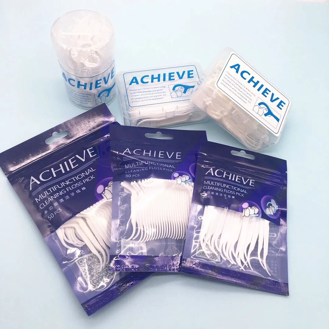 Tooth Clean and Care dental floss plastic toothpicks floss pick