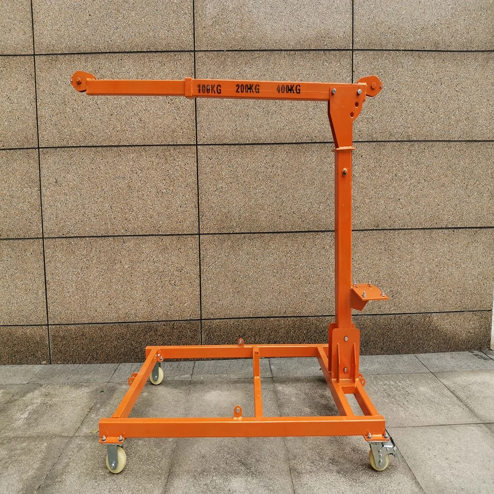 Newly Designed 500kg Mobile Portable Workshop Handling Crane Small Crane With Wheels