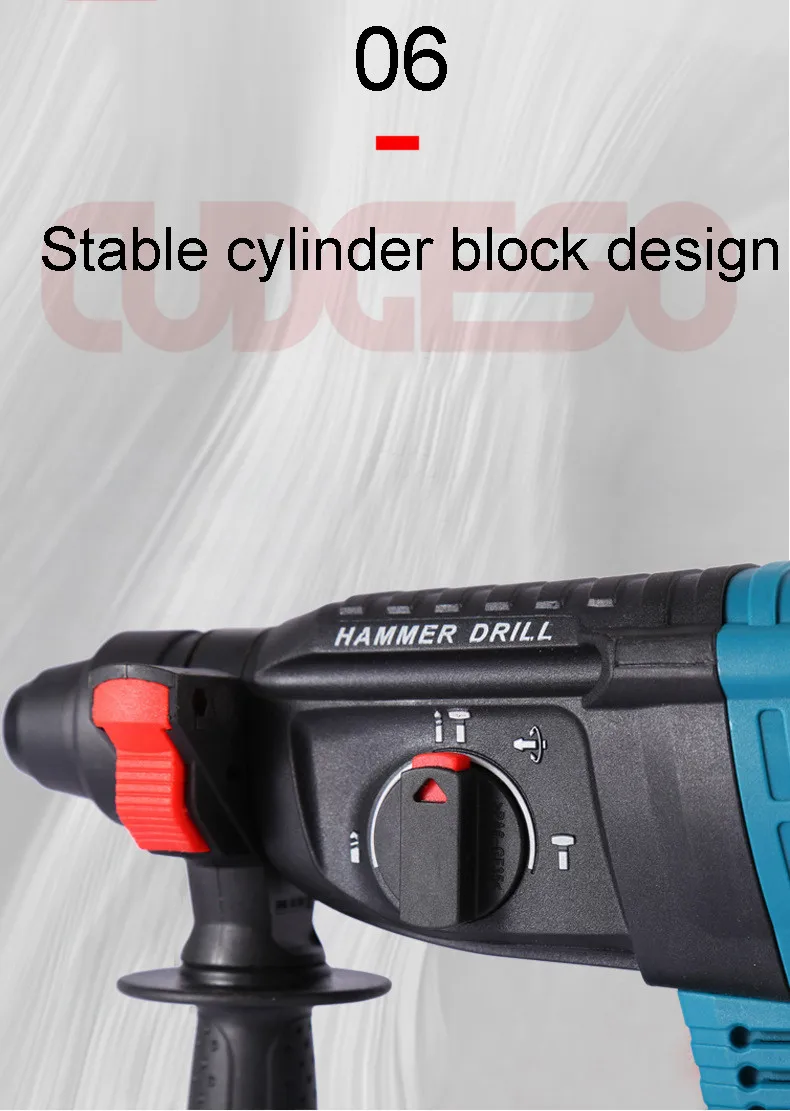 Wholesale custom cordless lithium ion brushless rotary hammer drill, hammer drill