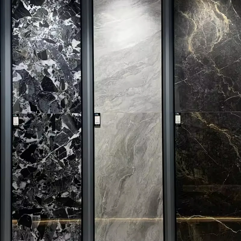 Classic porcelain floor tiles living room floor white color glossy finish 600*1200mm slabs