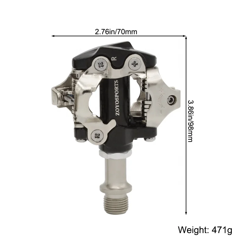  Titanium Alloy Axle Mountain Bicycle Pedals Self Locking Pedal Bike Auto Lock For