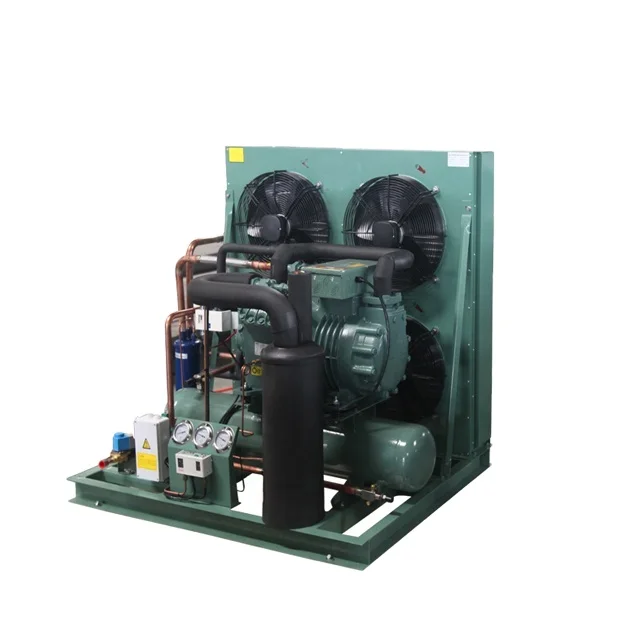 15hp Commercial Refrigeration Low Temperature Compressor Condensing Unit For Cold Room
