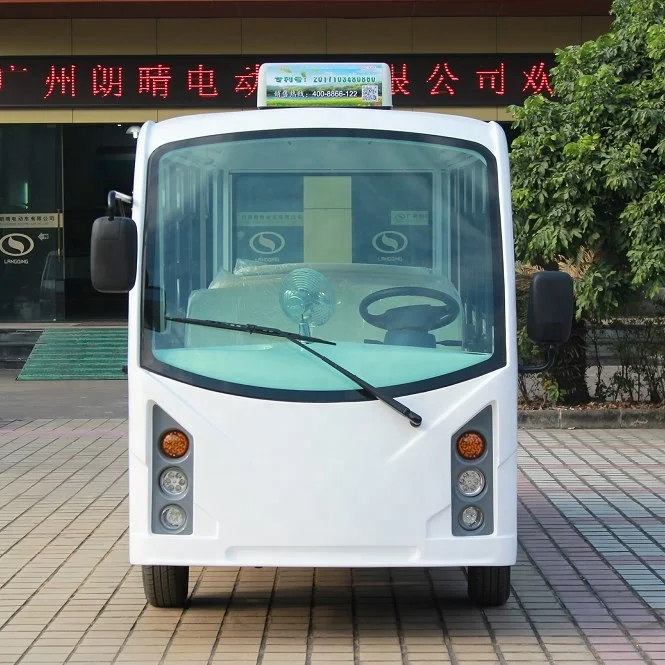 Good Selling 14 Seaters Electric Passenger Vehicles Shuttle Bus With Heater And Air Conditioning