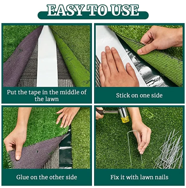 ENOCH Landscaping grass joint tape non-woven single sided turf seaming tape artificial grass joining tape
