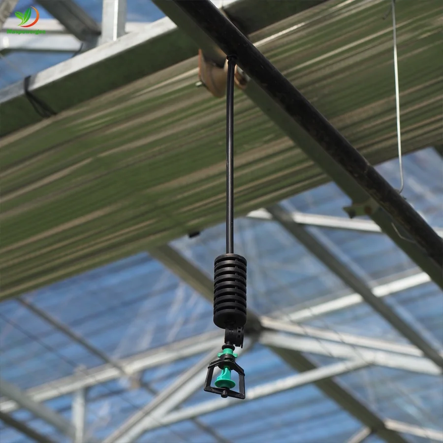 Hanged 360 spraying micro sprinkler for agriculture irrigation in greenhouse