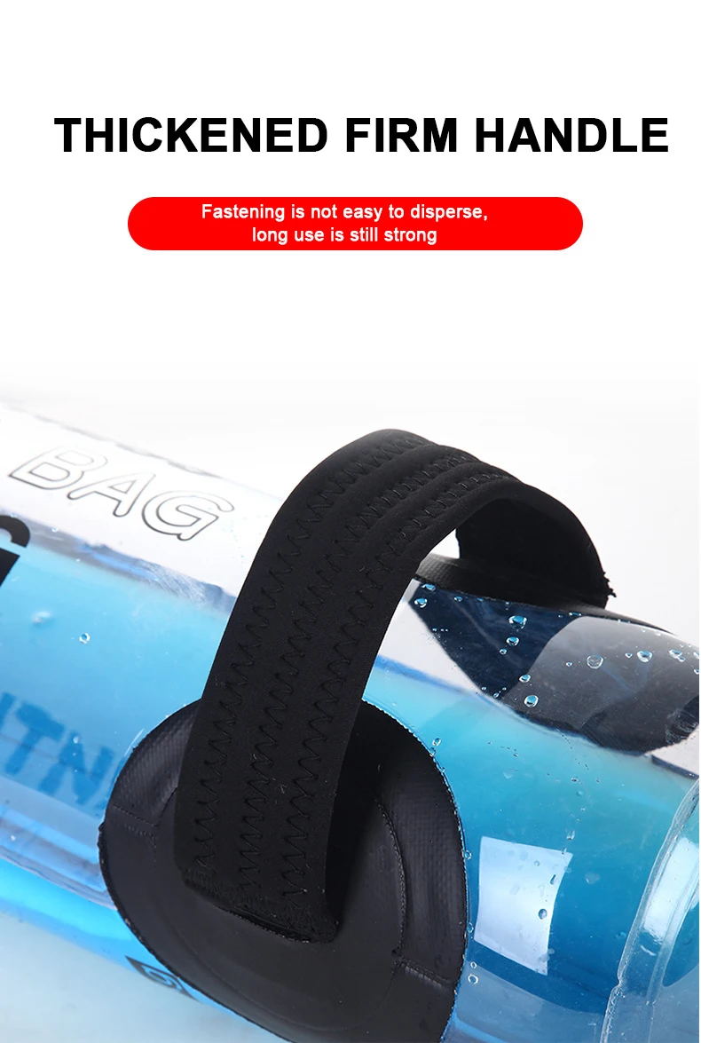 Multiple Color Core Balance Training Sandbags Adjustable Pvc Weighted Water Aqua Bulgarian Power Dumbbell Bag