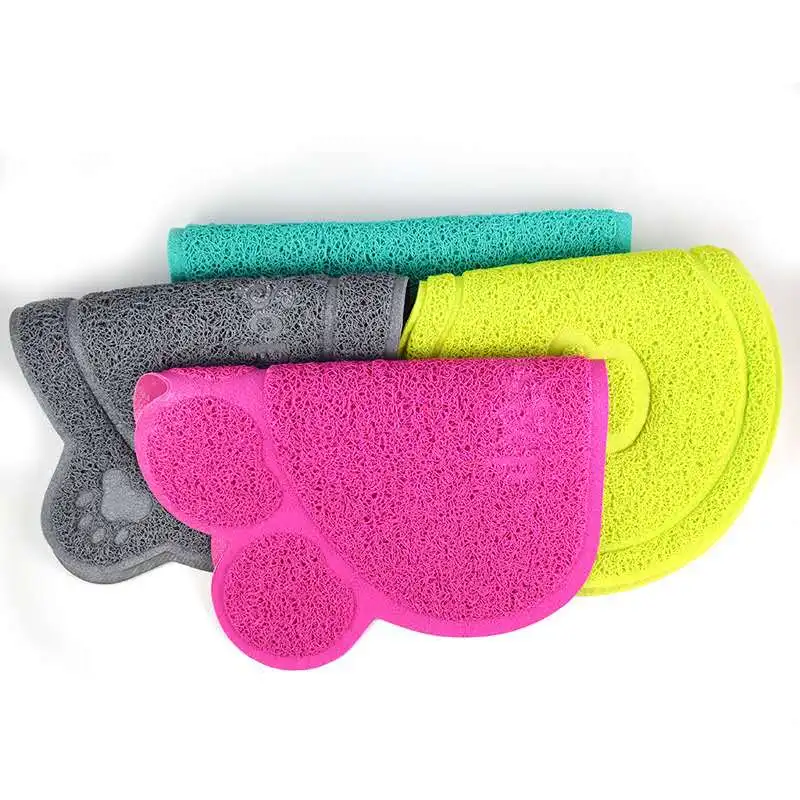 
Cute Popular Waterproof Cat Litter Mat for Tray Boxes Kitty Litter Trapping Mat 