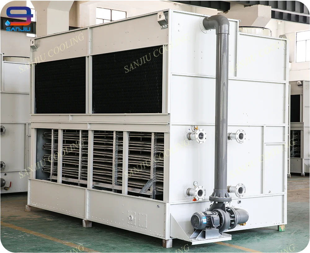 Sanjiu Direct Water Cooling Tower, Closed Cooling Tower, Outdoor Large Cross Flow Cooling Tower, Evaporative Water Cooler
