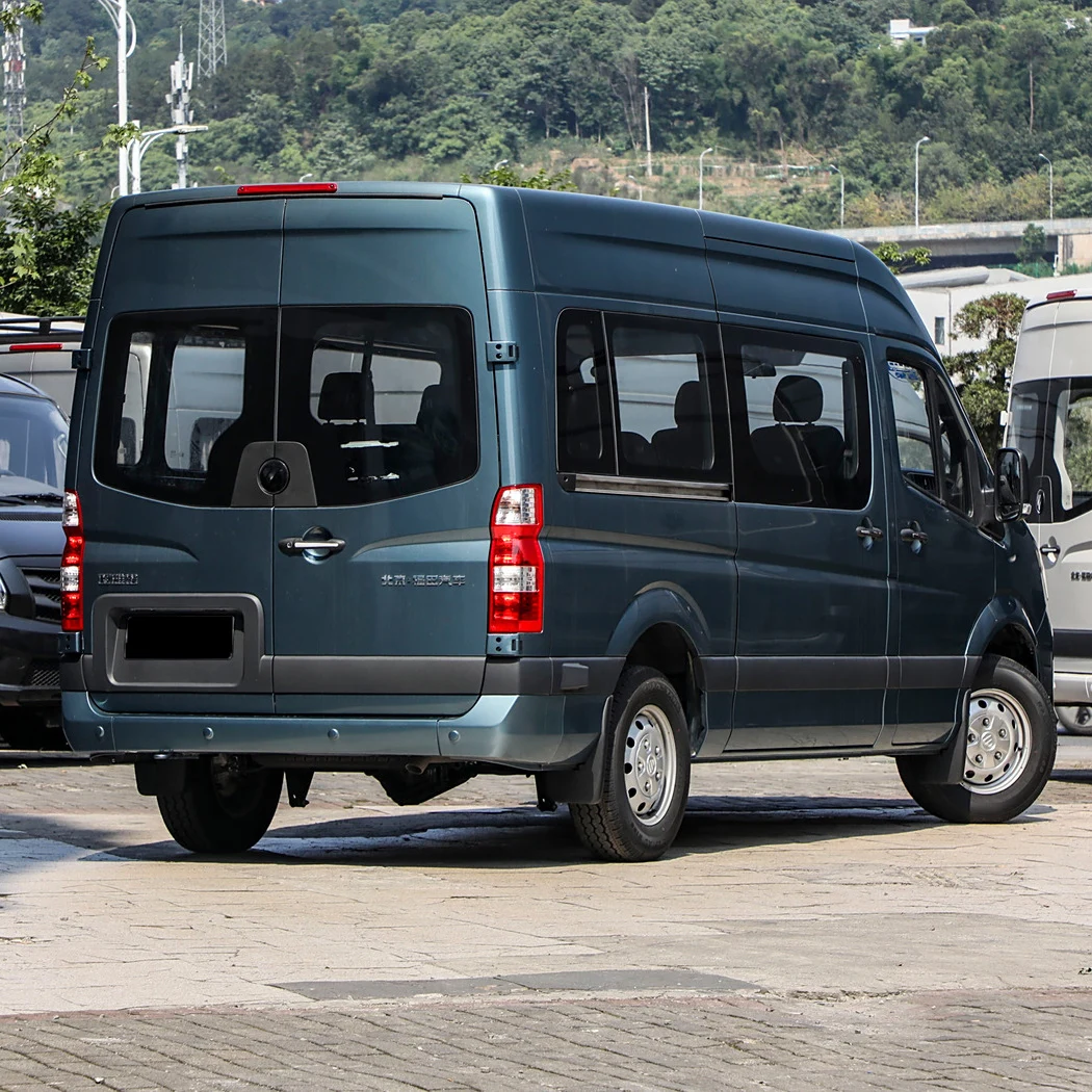 2024 LHD FOTON Toano EV Vans 14 Seats Passenger Transportation Large Space Logistics Vehicle For Sale