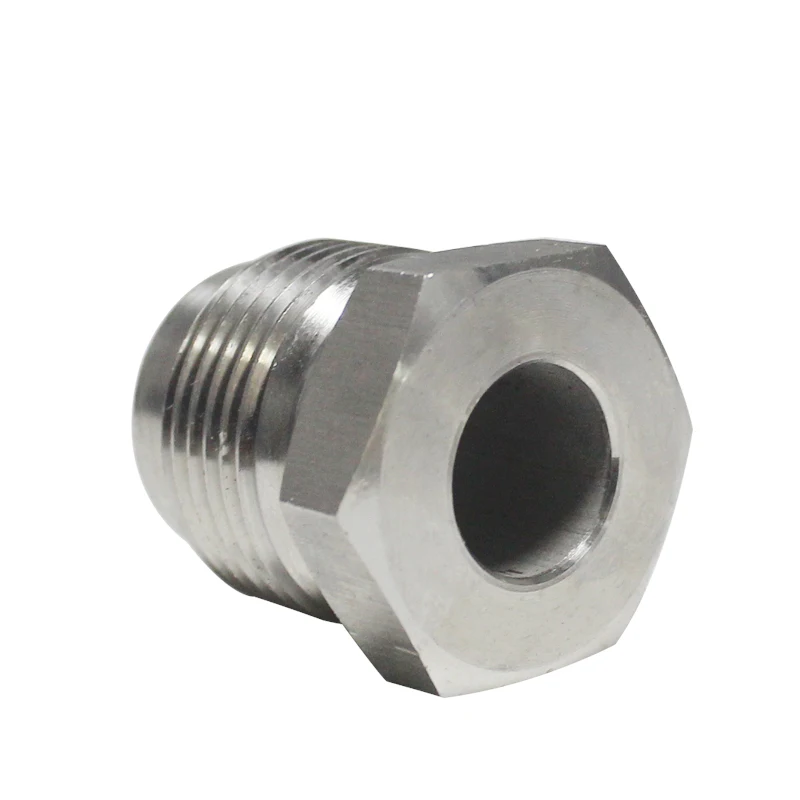 high precision stainless steel socket components for pressure gauge