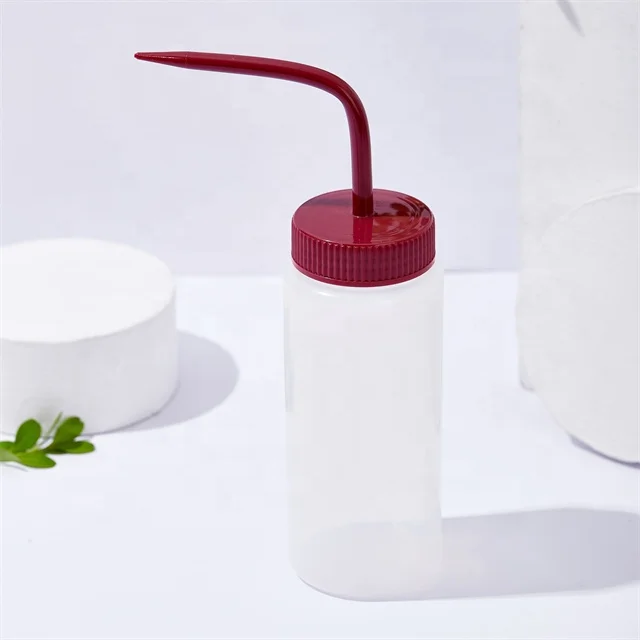 soft ldpe squeeze washing bottles for plant watering laboratory wash with bent squirt nozzle wholesale