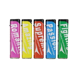 designer electric lighter disposable cigarette butane windproof lighter gas custom logo lighter