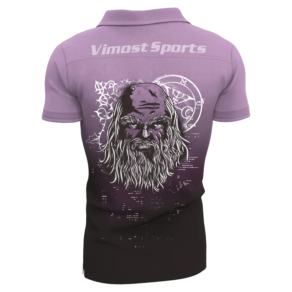 Custom sublimation dart polo shirts mens dart zipper polo shirts design with free DHL shipping