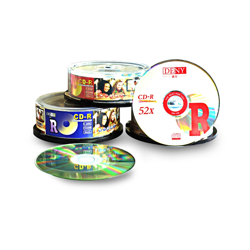 Material Empty Cds Blank Cd for Sale Cheap Price Cd R 52x 700 Mb OEM Box Status Cake Layer Style
