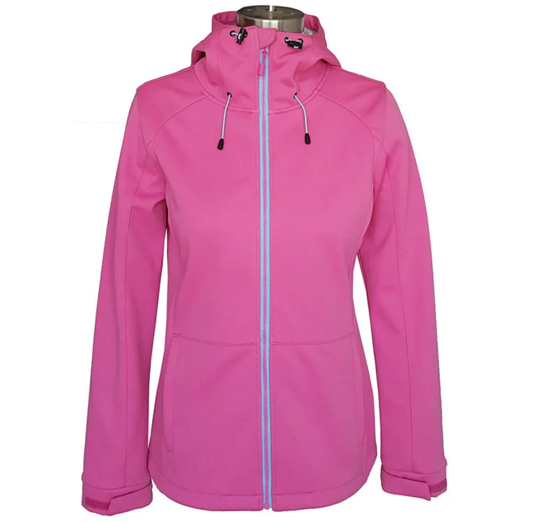 OEM ODM Custom Eco-friendly Women Softshell Jacket Waterproof Hiking Softshell Clothes Autumn