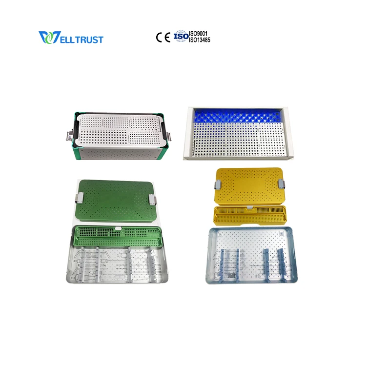 Medical tray boxes other surgical instruments sterilization screw box1.5/2.0/2.4/2.7/3.5mm for small animal