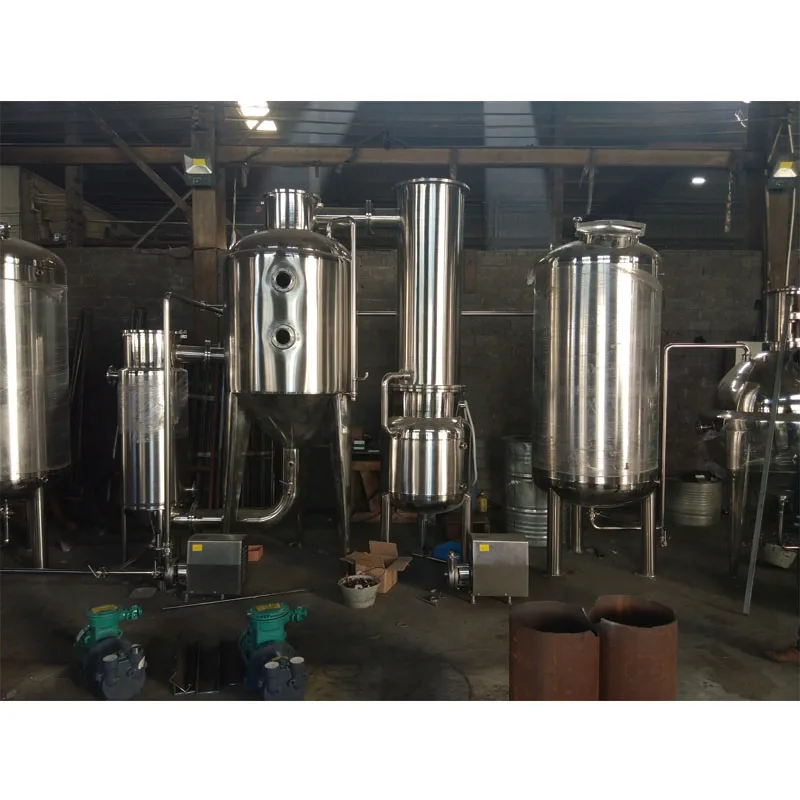 Rising film evaporator