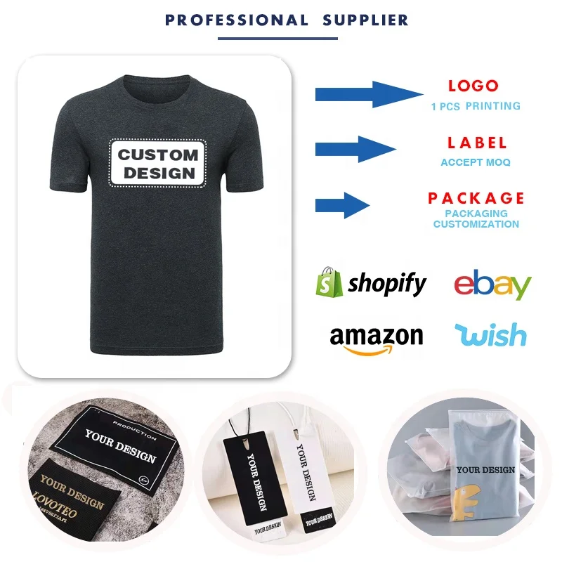 Hot sale new style loose fit t shirt custom oversized T-shirt logo 100% cotton plus size high quality t-shirts