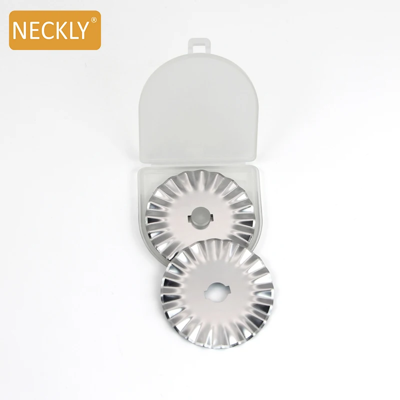 Rollerring 45mm Wave Rotary Fabric Cutter Blade Fit For Olfa Alfa Rotary Cutter Blades