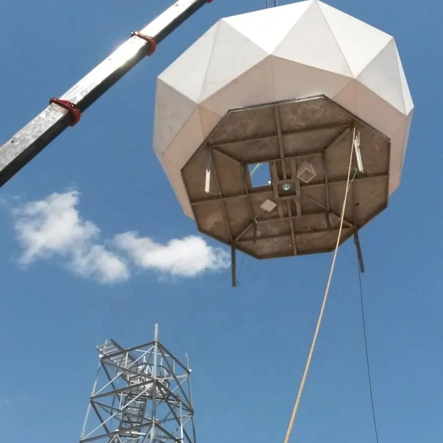 
Angular steel galvanized radar tower for Telecommunication with related accessories 