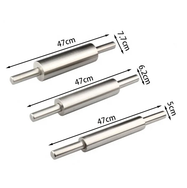 Rolling Pin for Baking, Stainless Steel Rolling Pin