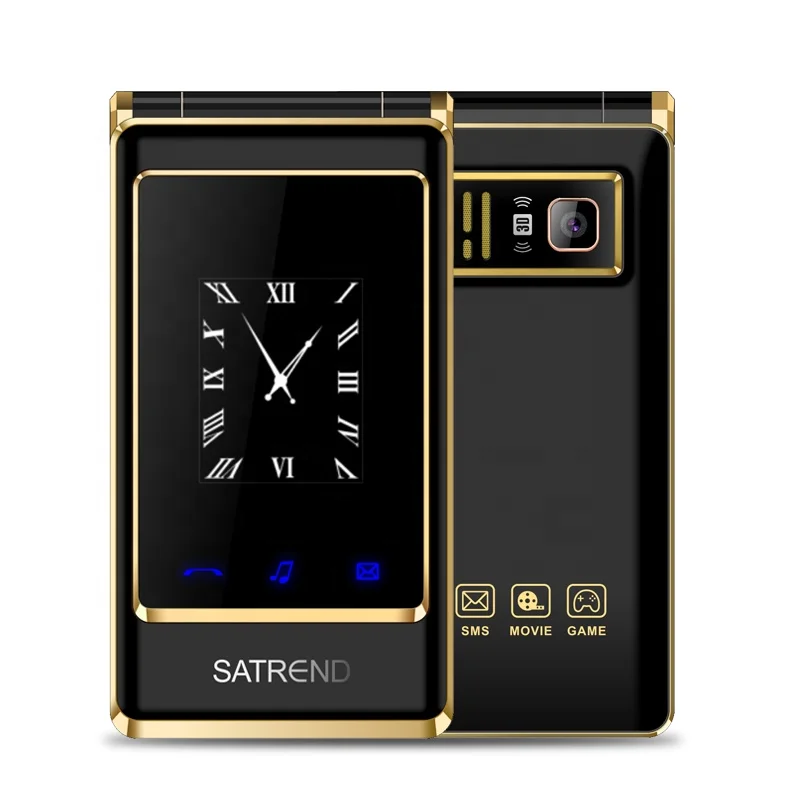 
China manufacturer wholesale FM MP3/MP4 Dual sim dual standby touch screen flip phone 