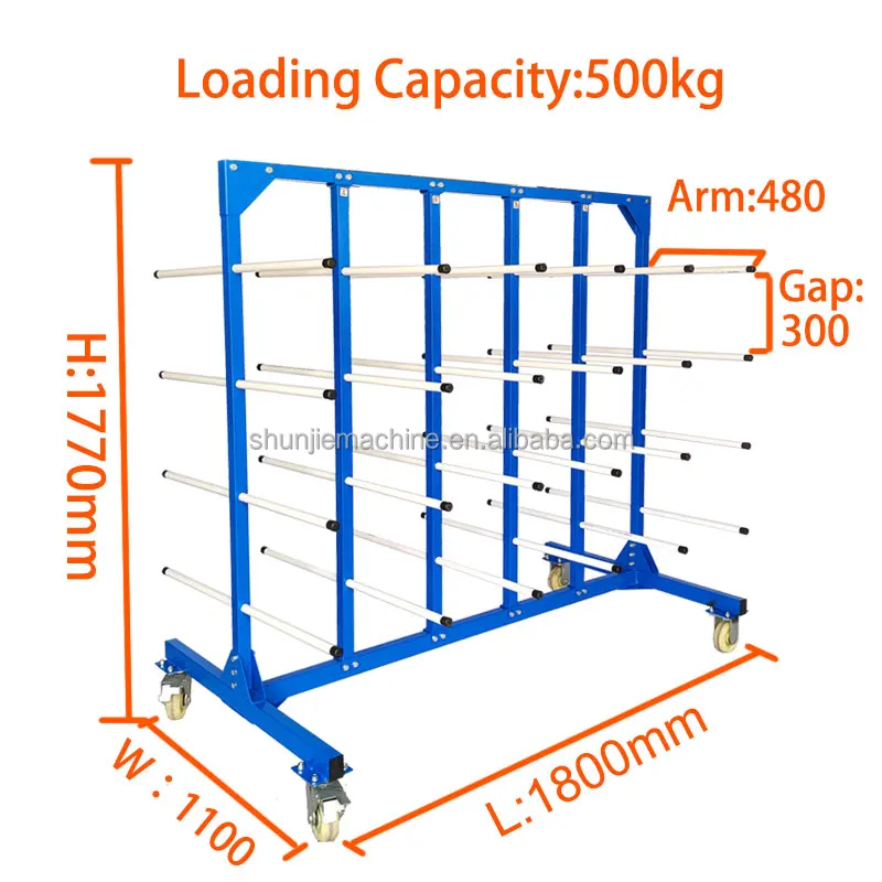 Индивидуальные 5 ярусов консольные стеллажи для склада с колесами длинные руки металла Двойная Сторона Консольные стойки корзины