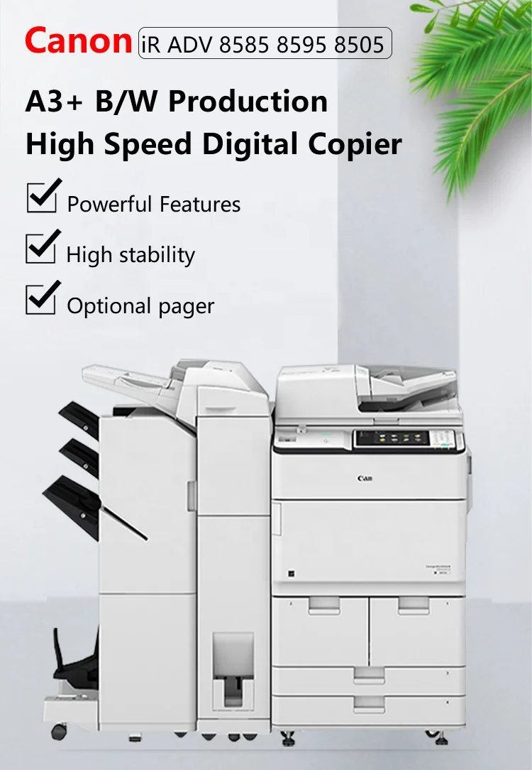 Best Price Black-And-White Refurbished Photo Printer Profesional Product For Canon Copier Machine iR-ADV 8585 8590 8505