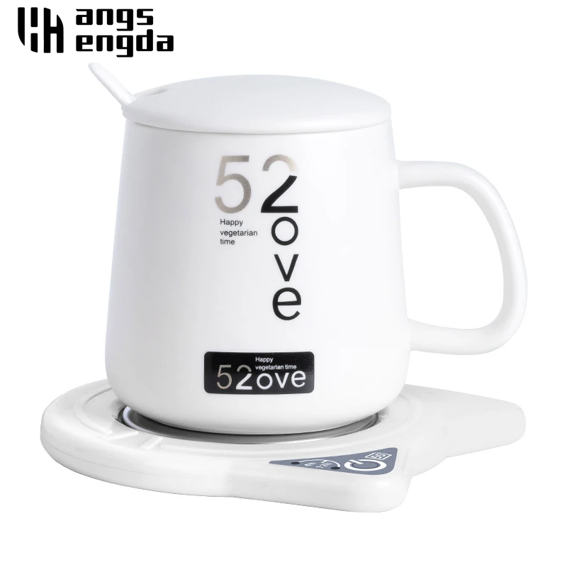 Amazon hot USB Mug Heater Coffee Mug Cup Warmer Milk Tea Water Heating Pad Cup Heater Warm Mat Constant Temperature Coaster