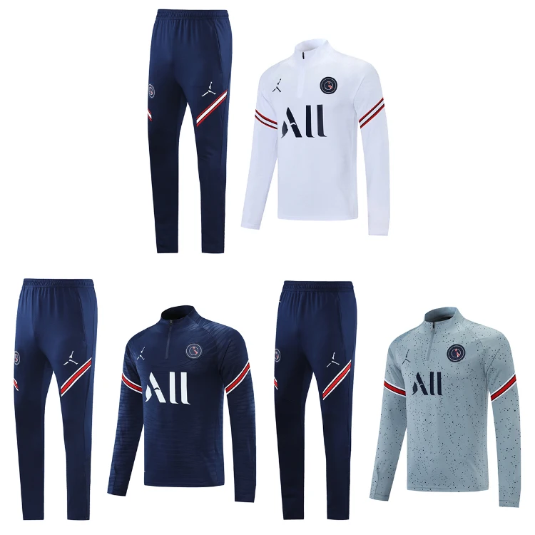 Football Jersey Custom Soccer Uniform Tracksuit  Adult Juniors Soccer Tracksuit