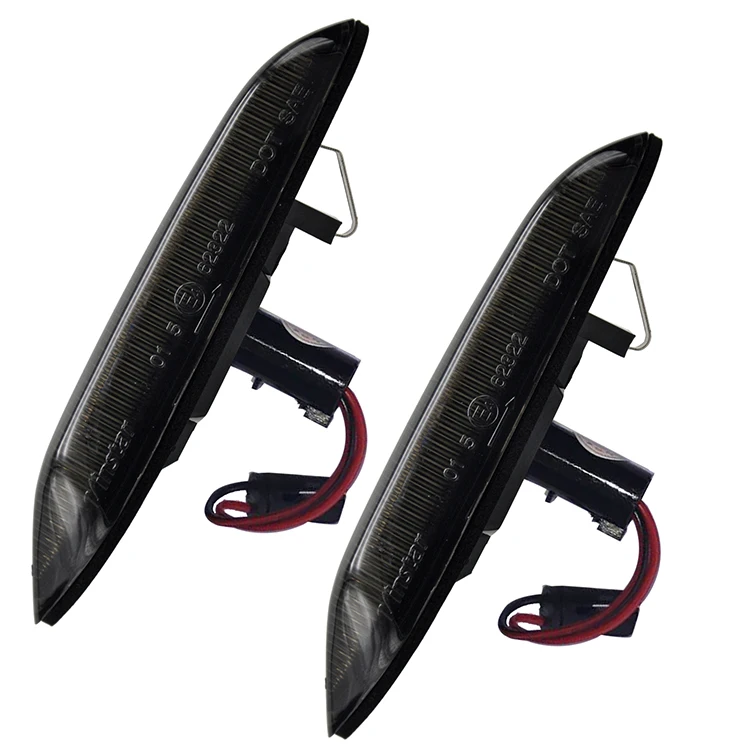 2X динамический/последовательный подметание Светодиодный Боковой индикатор маркер указатель поворота лампа для BMW E46 E60 E82 E84 E87 E90 E91 E92 E93