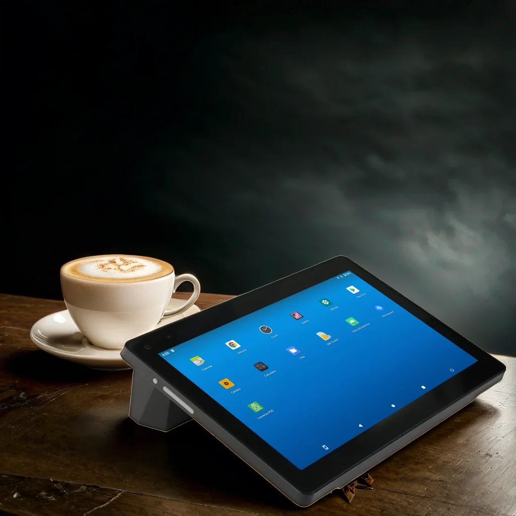 MHT-D2 Mini Pos 10.1 Inch Pos All in One Capacitive Touch Android 11 Pos Systems for Restaurant Cafe Receipt Printing Machine