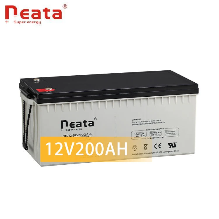 Power safe 12v 200ah Gel deep cycle VRLA lead acid storge battery sealed battery Pb terminal for solar power system