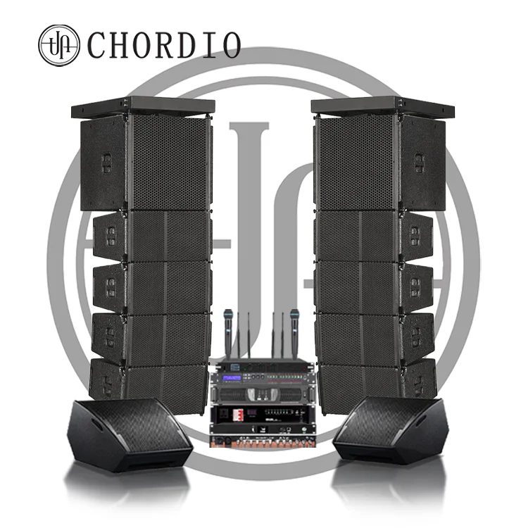 professional sound equipment audio sound equipment work ine Array  2 Way Professional Audio Double 10 Inch Speaker