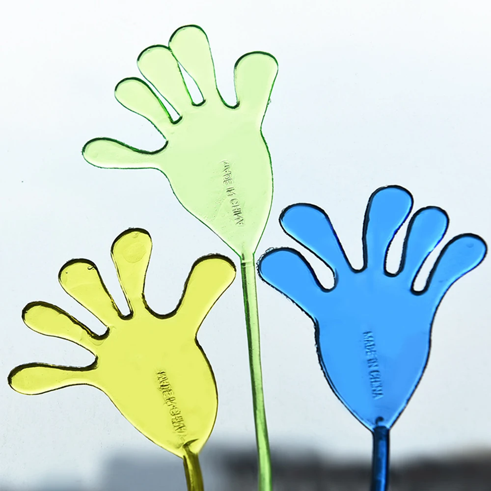 Elastic Squishy Sticky Hands Elastic Sticky Squishies Slap Palm Sticky Squishy Kids Party Favors Novelty Toys Fun Joke