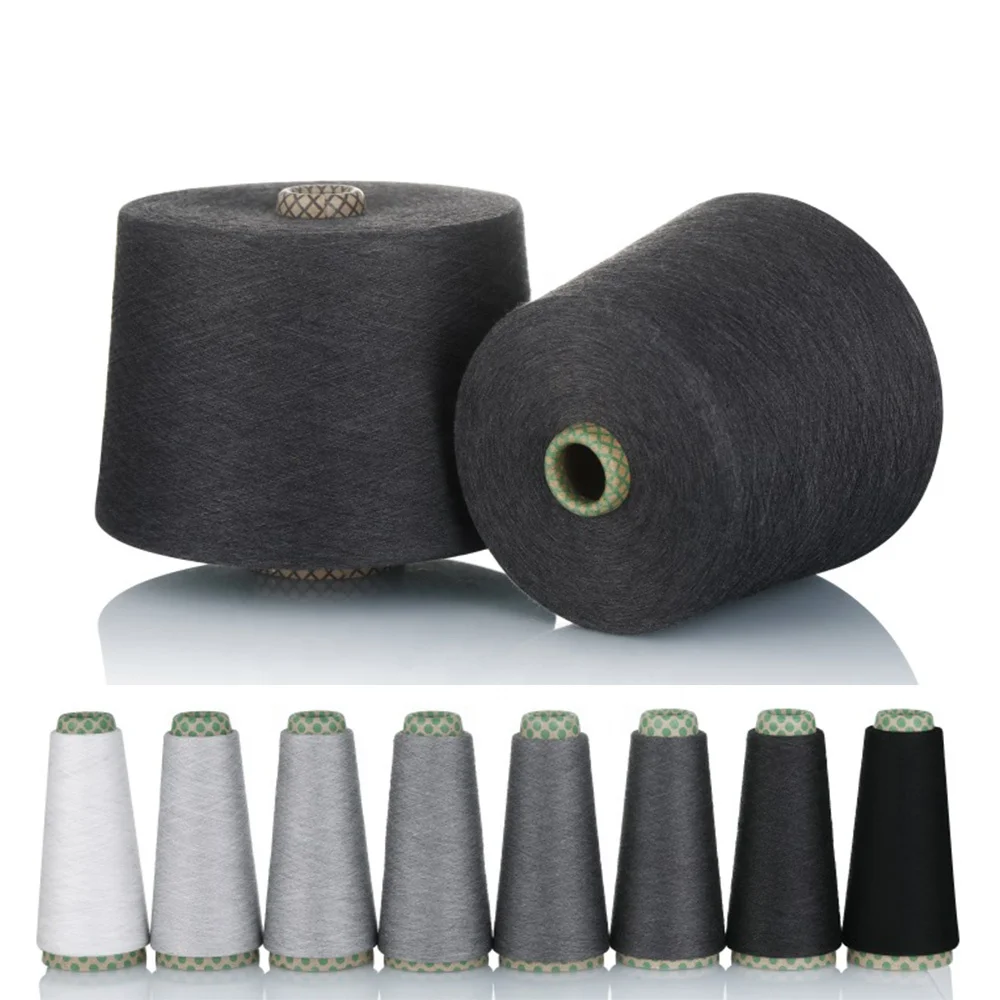Hebei Factory Wholesale High Tenacity TC 80% Polyester 20%Cotton Blended Knit Thread High  Fabrics yarn For Hosiery Machine