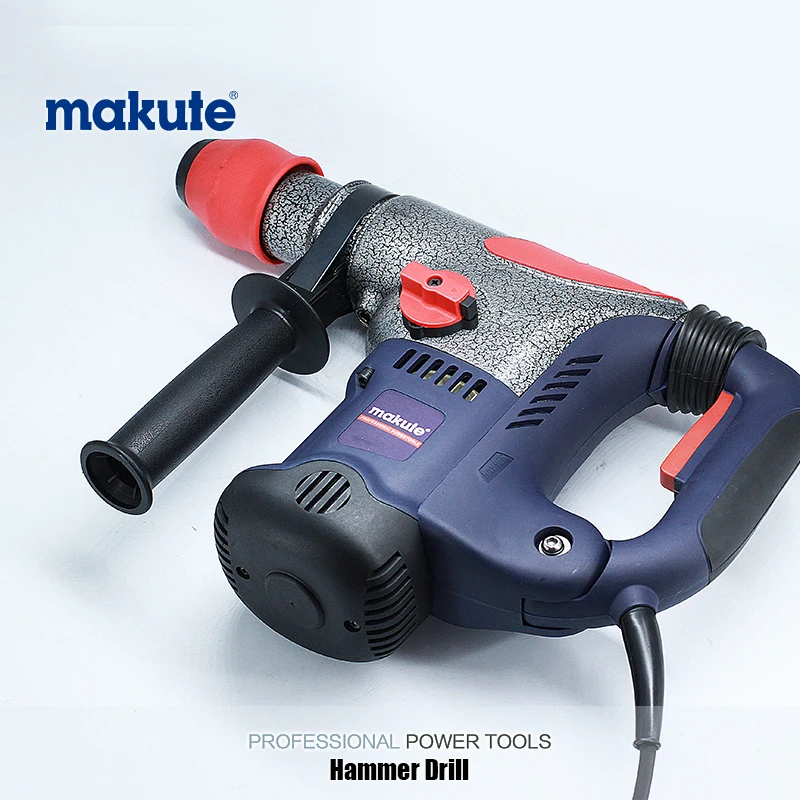 makute China OEM rotary 26mm 38mm 65mm power machine electric HD018 rotary hammer drill with high quality