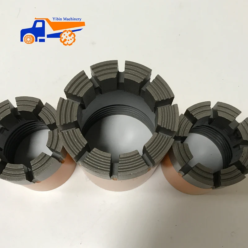 PQ Diamond Core Drill Bit Geological Exploration Coring Tungsten Carbide Material Used Coal Mining Ore Well Drilling 1 Year diamond core drill bit