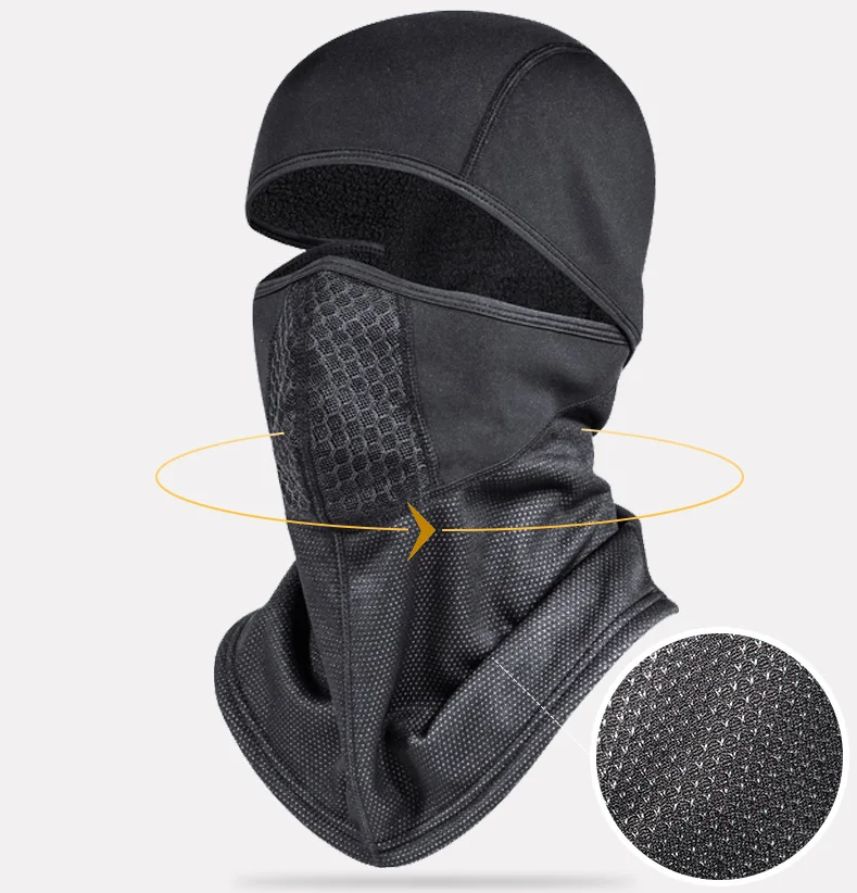 Agradecido зимние шапки Балаклава, и с защитой от ветра флис зимних видов спорта