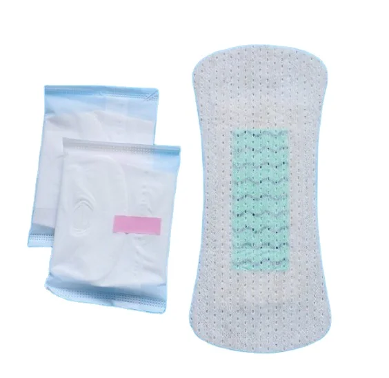 Cheap wholesale eco friendly sanitary pads lady women winged sanitary napkin with wingless panty liner