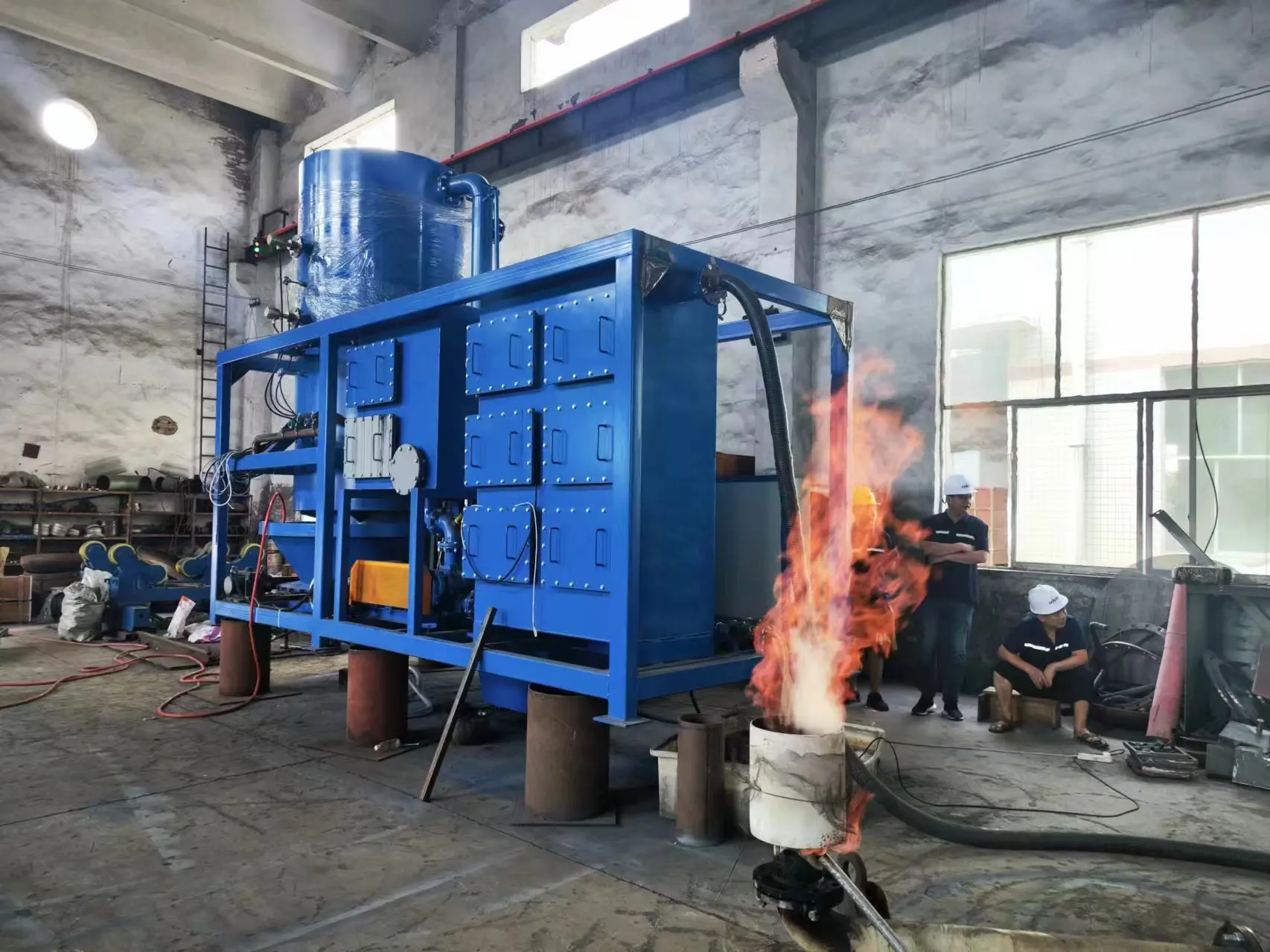 200KW sawdust woodchips gasifier generation/waste to energy power plant