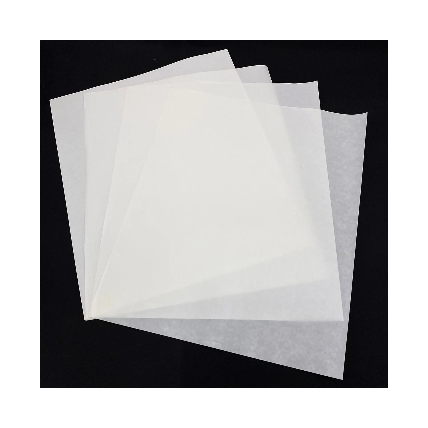 58gsm 78gsm 80gsm single side siliconized coating white silicone glassine paper sheets chemical silicon rellease paper