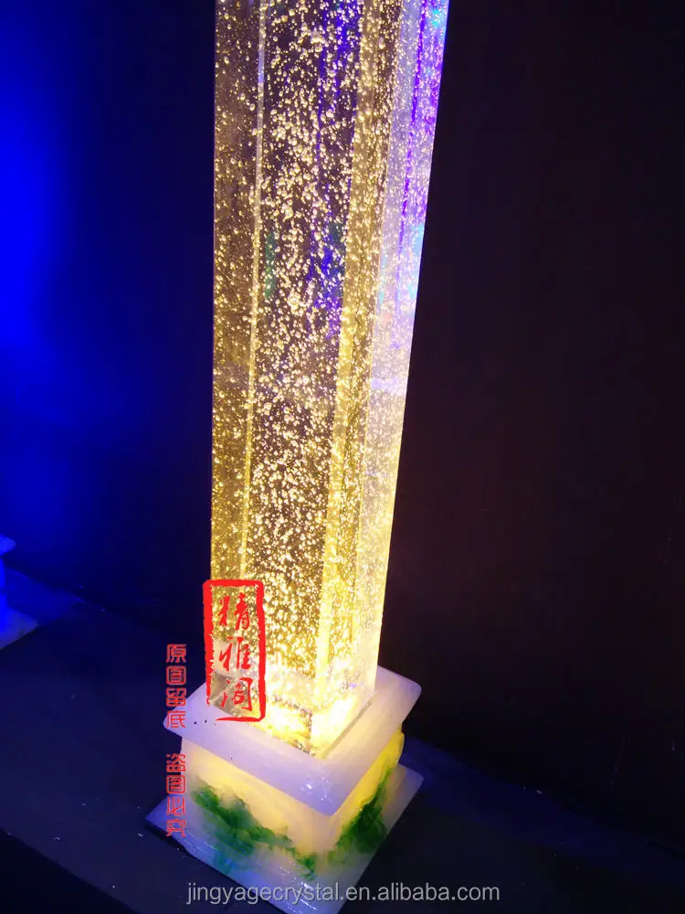 Latest Models Tough Clear Custom Size Glass Pillars Outdoor Exterior Glass Stair Railing Pillars