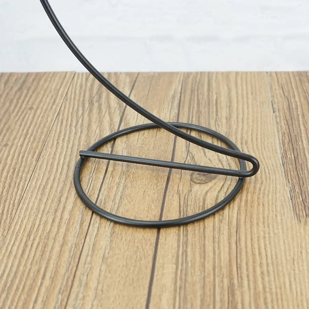 Black Iron Hanging Stand Rack Holder for Hanging Glass Globe Air Plant Terrarium, Witch Ball, Christmas Ornament