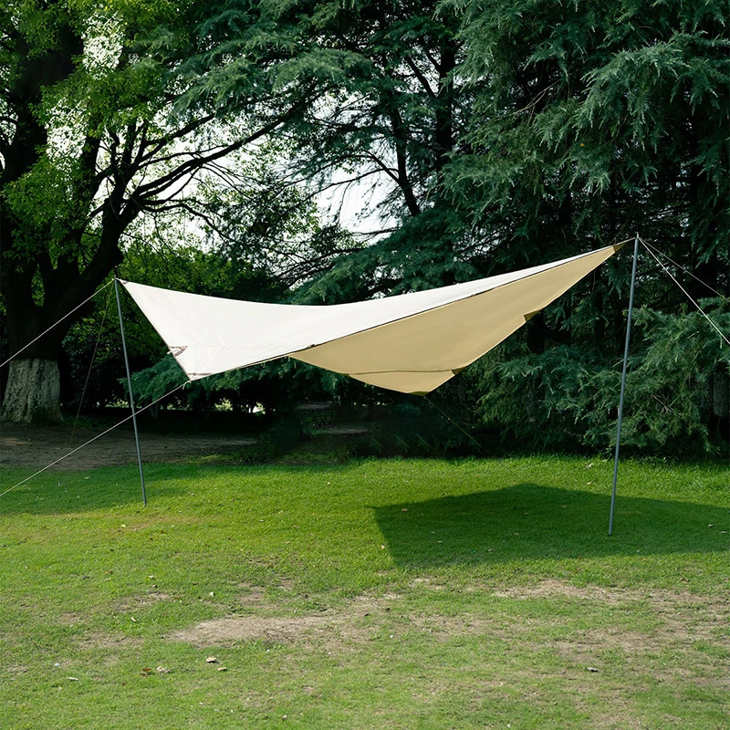 Canopy outdoor sunscreen and rainproof big tent awning picnic self-driving camping leisure pergola canopy