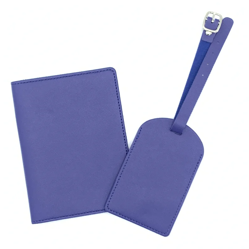 2023 ECO Passport Holder Cover Leather Travel Wallet Case RFID Blocking Document Organizer Sets